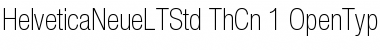 Helvetica Neue LT Std Font