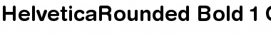 Helvetica Rounded Bold Font