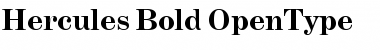 Hercules Bold Font