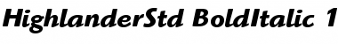 ITC Highlander Std Font