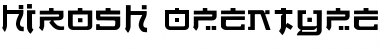 Hirosh Regular Font