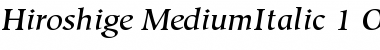 Hiroshige Font