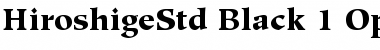 Hiroshige Std Font