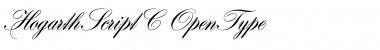 HogarthScriptC Font