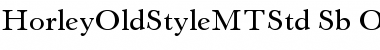 Horley Old Style MT Std Font