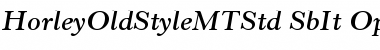 Horley Old Style MT Std Font