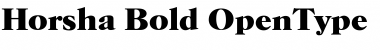 Horsha Bold Font