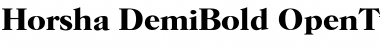 Horsha Font