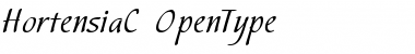 HortensiaC Regular Font