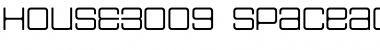 HOUSE3009 Spaceage-Light-Alpha Font