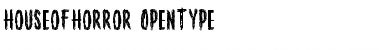 HouseofHorror Font