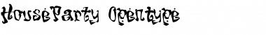 HouseParty Regular Font HouseParty Regular Font