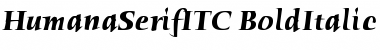 Humana Serif ITC Font