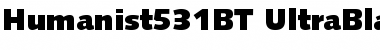 Humanist 531 Font