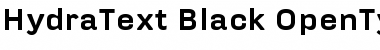 HydraText-Black Regular Font