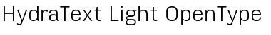 HydraText-Light Regular Font
