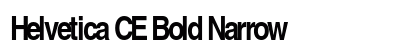 Helvetica CE Bold Narrow Preview