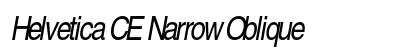 Helvetica CE Narrow Oblique Preview
