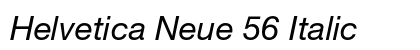 Helvetica Neue 56 Italic preview