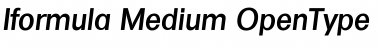 Iformula Medium Font