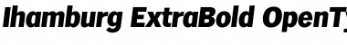 Ihamburg ExtraBold Font