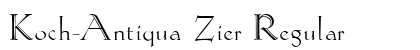 Koch-Antiqua Zier Regular preview