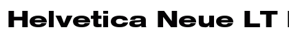 Helvetica Neue LT Pro 83 Heavy Extended Preview