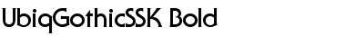 UbiqGothicSSK Font