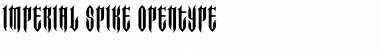 Imperial-Spike Regular Font