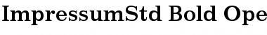 Impressum Std Font