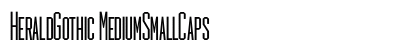 HeraldGothic MediumSmallCaps Preview