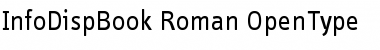 InfoDispBook Roman Font