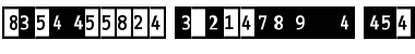 InfoOffice NumbersTwo Font