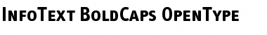 InfoText BoldCaps Font
