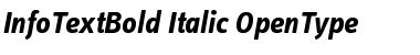InfoTextBold Italic Font