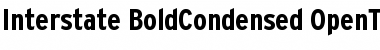 Interstate-BoldCondensed Regular Font