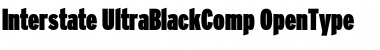 Interstate UltraBlack Comp Font