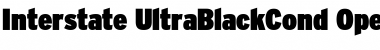 Interstate UltraBlack Cond Font