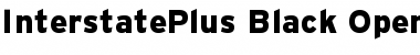 InterstatePlus Black Font