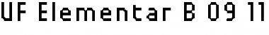 Download UF Elementar B 09.11.2 a Font Download UF Elementar B 09.11.2 a Font