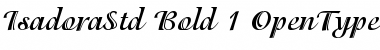 ITC Isadora Std Bold Font