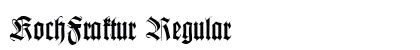 KochFraktur Regular preview