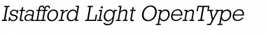 Istafford Light Font