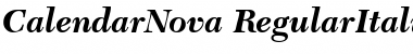 CalendarNova Font