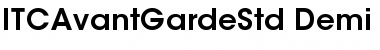 ITC Avant Garde Gothic Std Font