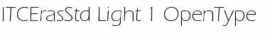 ITC Eras Std Light Font