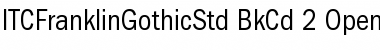 Download ITC Franklin Gothic Std Font