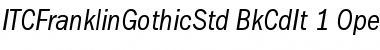 ITC Franklin Gothic Std Font