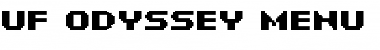 Download UF Odyssey Menu Bold Font Download UF Odyssey Menu Bold Font