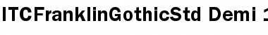 ITC Franklin Gothic Std Font